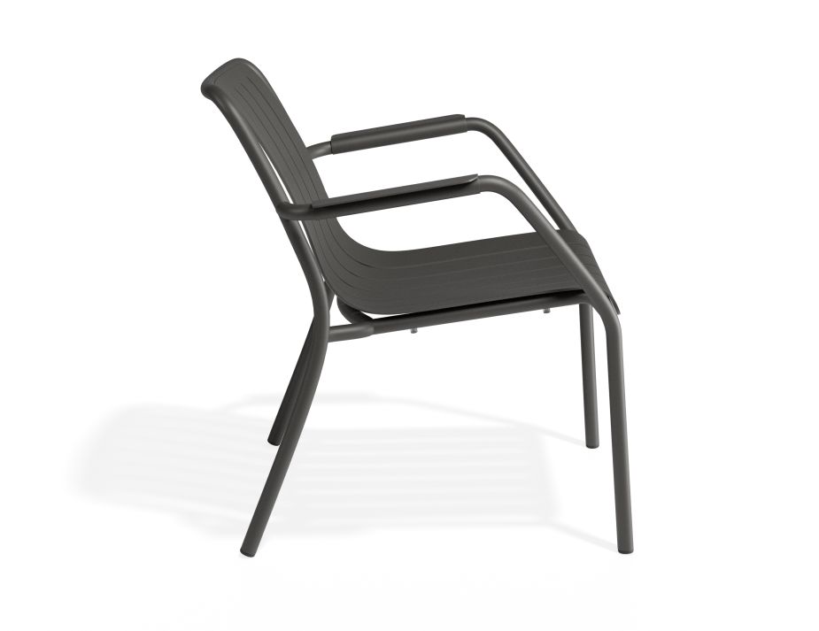 P 3 Roku Loungechair Charcoal