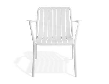 Roku Outdoor Lounge Chair Matte White