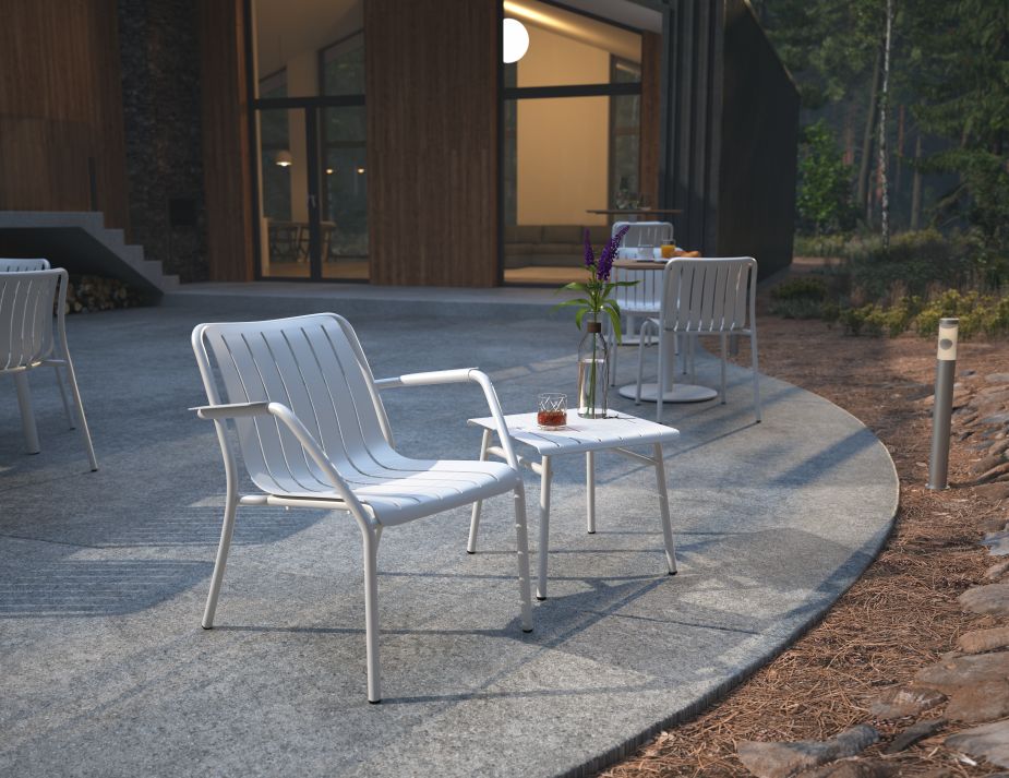 L 1 Roku Loungeset White