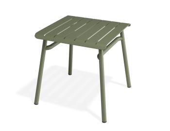 Roku Outdoor Low Stool - Side Table Matte Eucalyptus Green