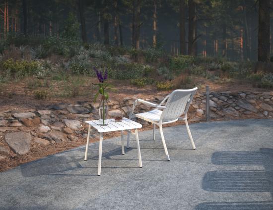 L 2 Roku Loungeset White