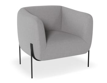Belle Cloud Grey Armchair 