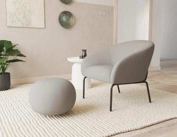 Solace Cloud Grey Armchair