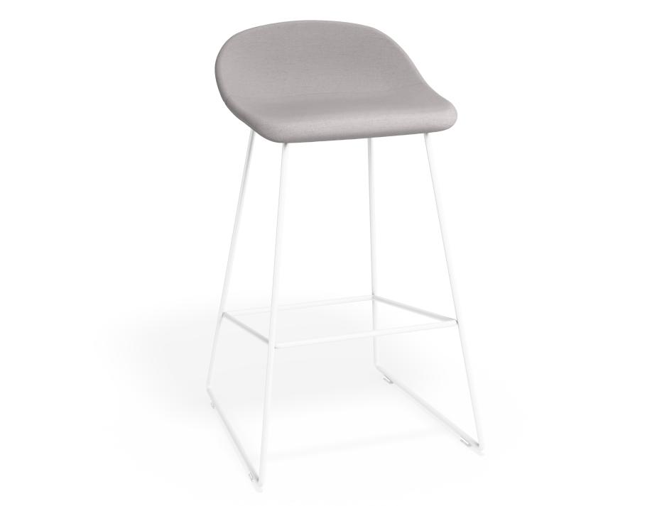 P 1 Pop 65cm Lightgreyfabric Whiteframe