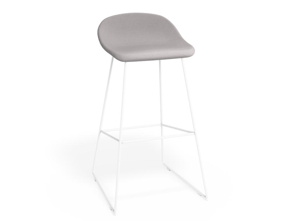 P 1 Pop 75cm Lightgreyfabric Whiteframe