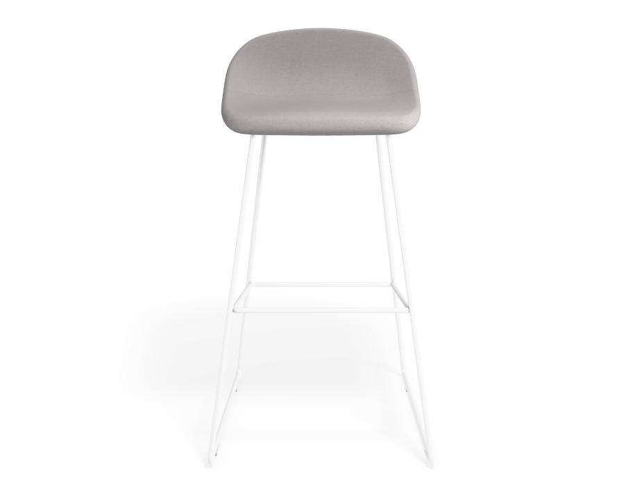 P 4 Pop 75cm Lightgreyfabric Whiteframe