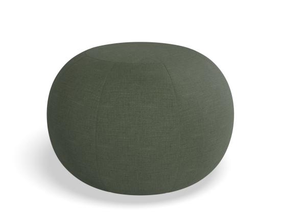 Ronde Pouf Small in Kelp Green