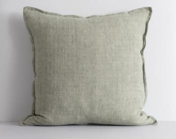 Cassia Feather Cushion - Sage