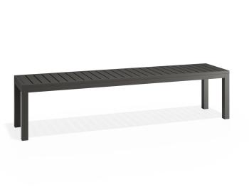 Halki Outdoor Bench Seat - 190cm - Matte Charcoal
