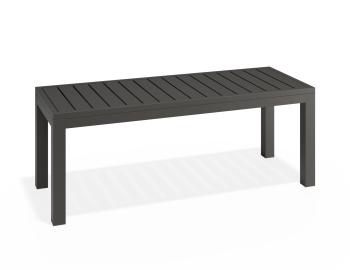 Halki Outdoor Bench Seat - 120cm - Matte Charcoal