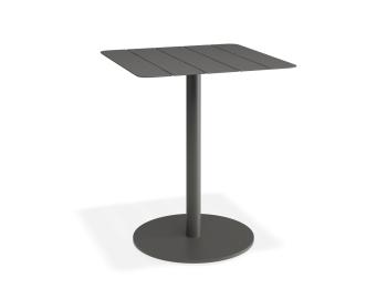 Roku Cafe Square Outdoor Table - Matte Charcoal