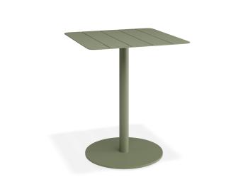 Roku Cafe Square Outdoor Table - Matte Eucalyptus Green