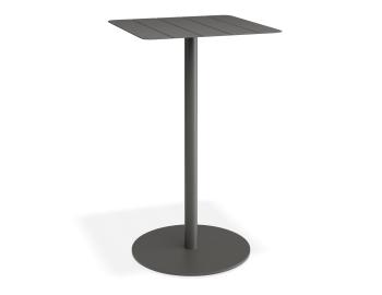 Roku High Bar Square Outdoor Table - Matte Charcoal