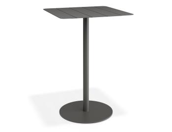 Roku High Bar Square Outdoor Table - Matte Charcoal