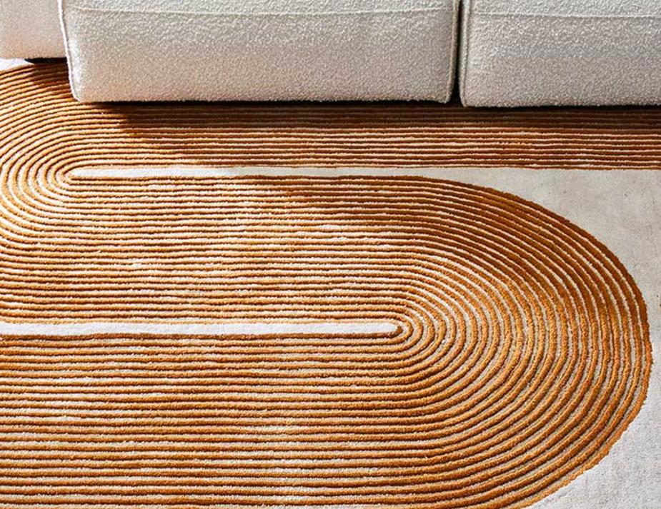 C145167301 Rug Collection Viper Rug Golden Lifestyle 01