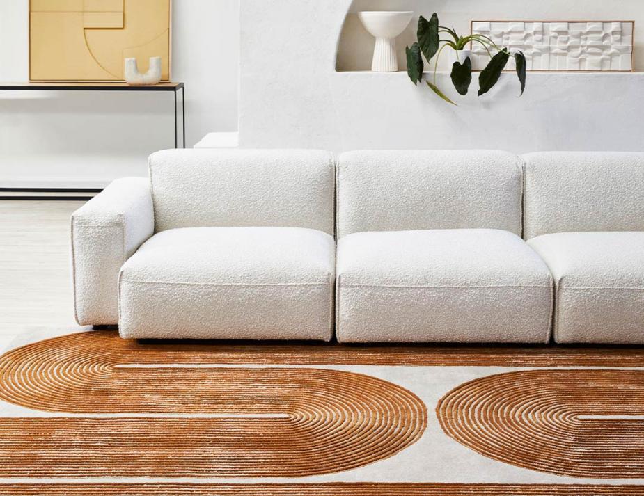 C145167301 Rug Collection Viper Rug Golden Lifestyle 02