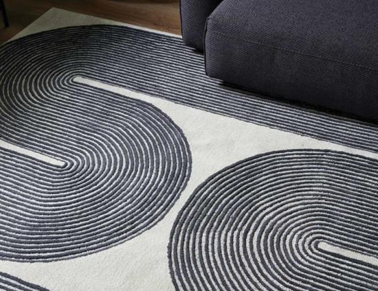 Viper Handtufted Rug Ink