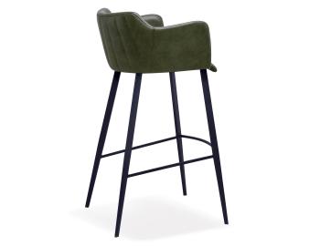 Andorra Bar Stool Green Vintage Vegan Leather