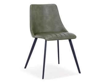 Andorra Dining Chair Green Vintage Vegan Leather