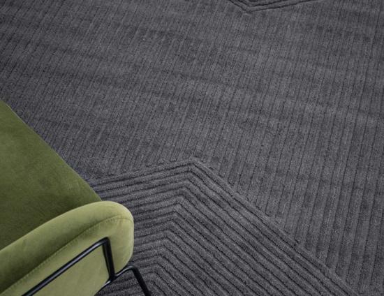 Elm Handloomed Rug Ink