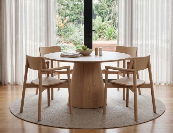 Round Table With Armchairs