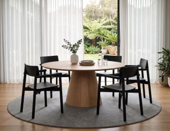Andi Wooden Armchair Black Ash	