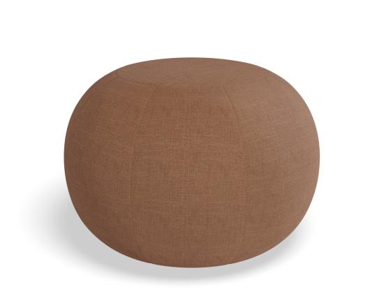 Ronde Pouf Small in Terracotta Rust