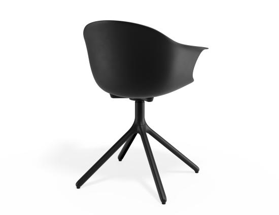 P 2 Pebble Armchair Blackseat Swivelbase