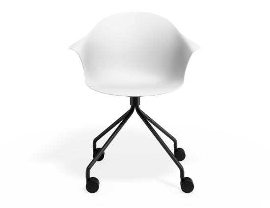 P 4 Pebble Armchair Whiteseat Pyramidcastors
