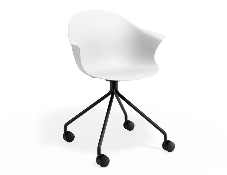 P 1 Pebble Armchair Whiteseat Pyramidcastors
