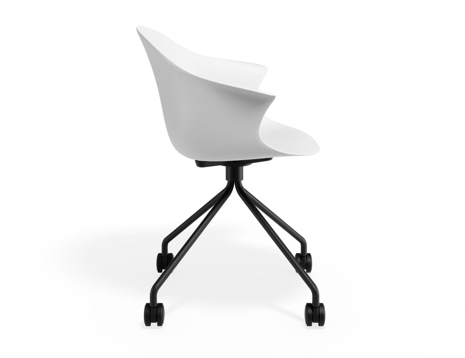 P 3 Pebble Armchair Whiteseat Pyramidcastors