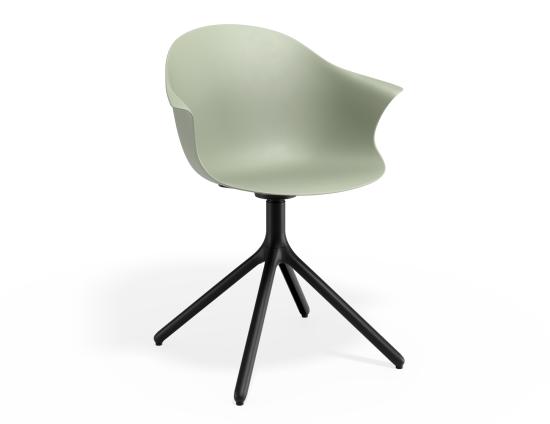 P 1 Pebble Armchair Greenseat Swivelbase
