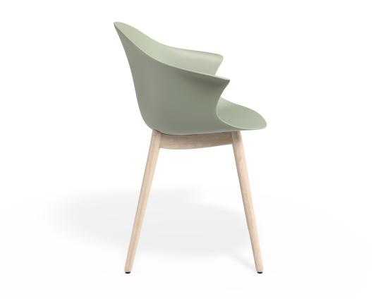 P 3 Pebble Armchair Greenseat Beechbase