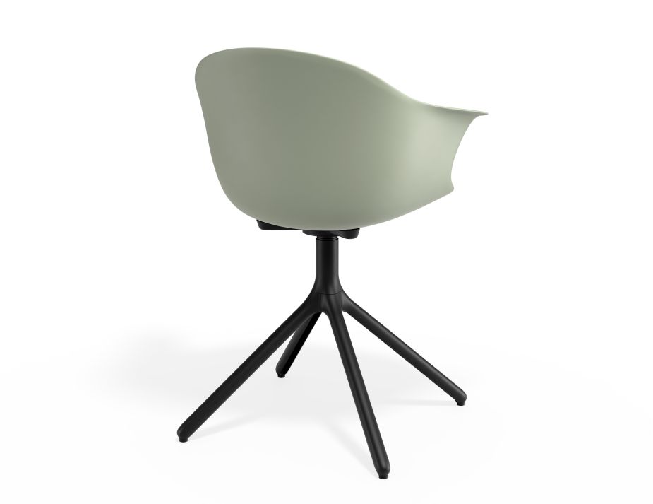 P 2 Pebble Armchair Greenseat Swivelbase