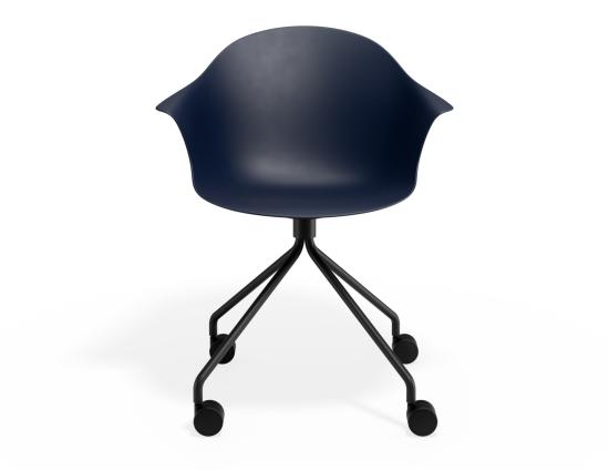 P 4 Pebble Armchair Navyseat Pyramidcastors