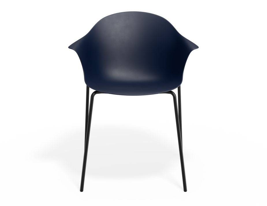 P 4 Pebble Armchair Navyseat 4postblack