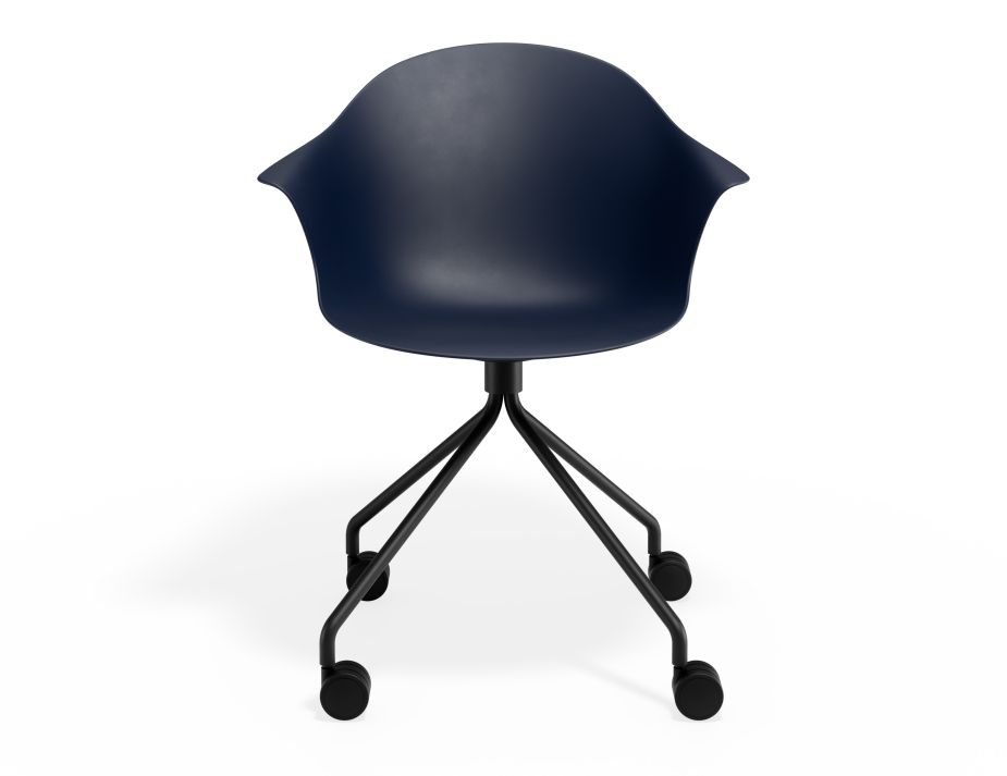 P 4 Pebble Armchair Navyseat Pyramidcastors