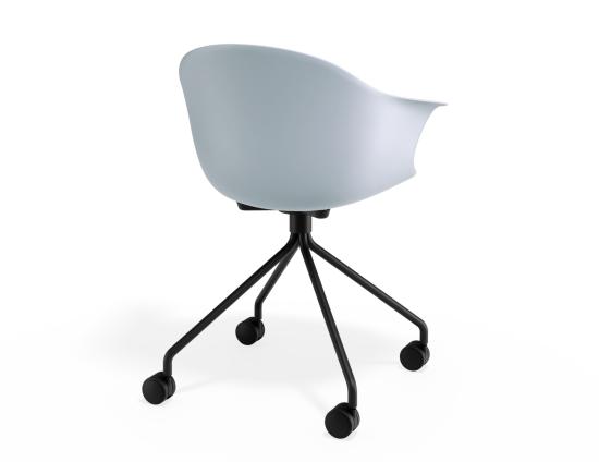 P 2 Pebble Armchair Palebluev3seat Pyramidcastors