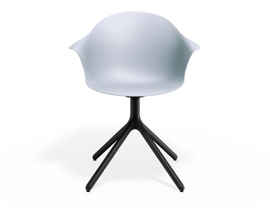 P 4 Pebble Armchair Palebluev3seat Swivelbase