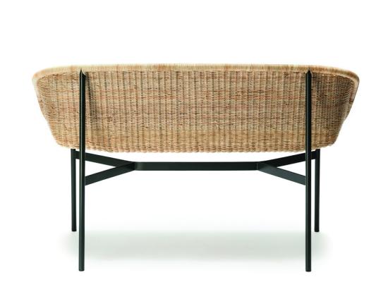 Bench Rattan Seat3