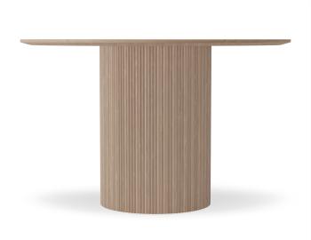 Poppy Round Dining Table 120cm Natural Ash Tabletop - Natural Base 