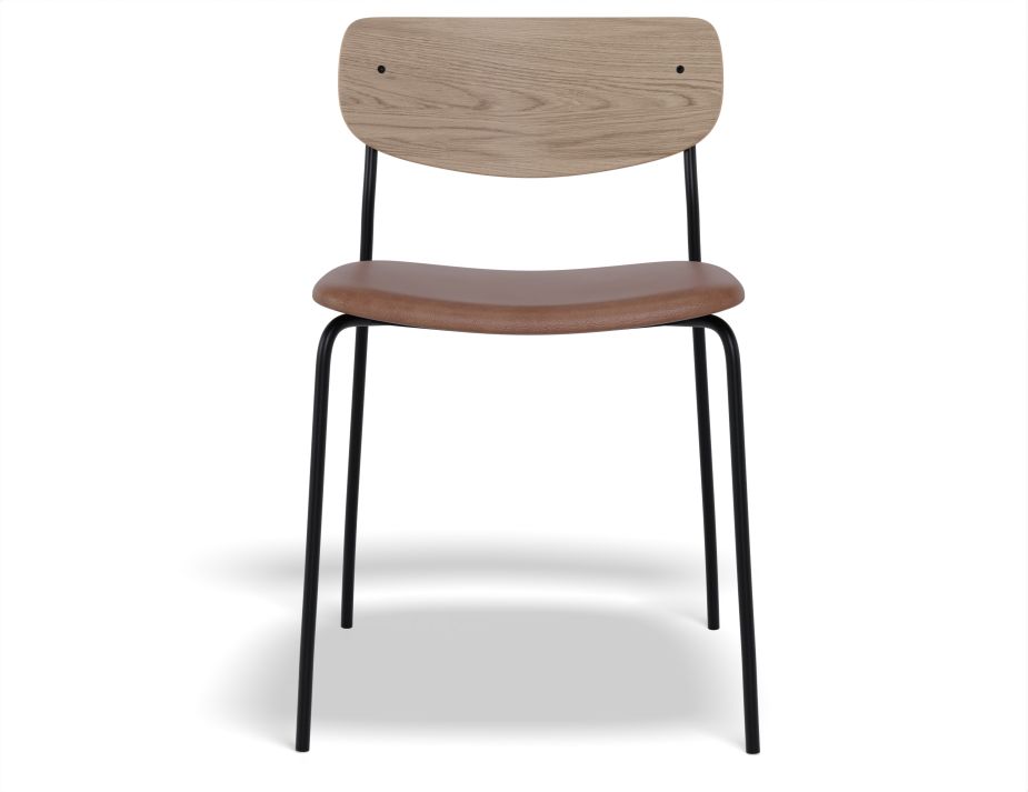 Rylie Chair Natural TanPU Front