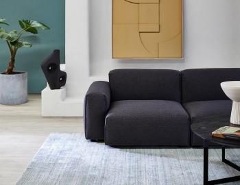 Mystique Ivory Denim Rug