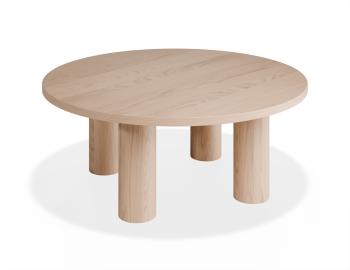 Orbix Round Coffee Table - Natural Ash