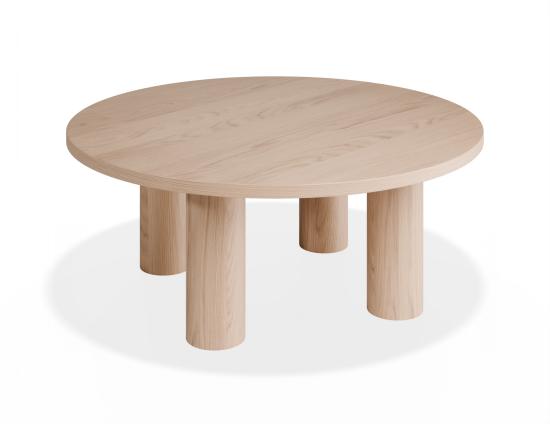 Orbix Round Coffee Table - Natural Ash