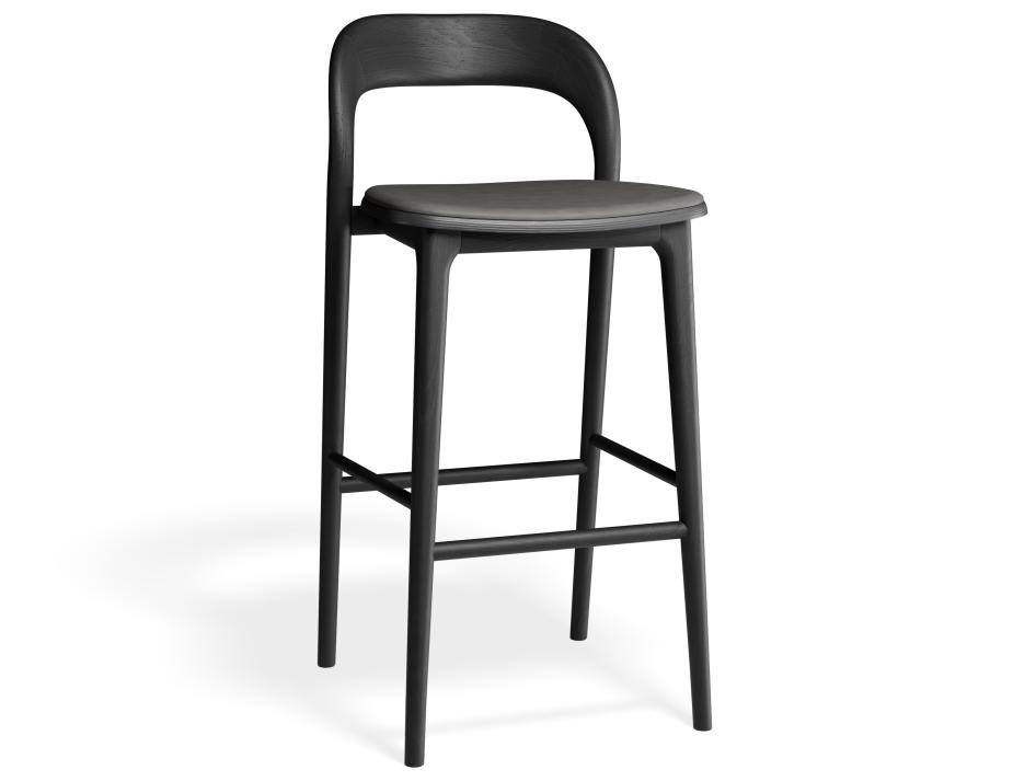 P 1 Miav2 Barstool Black Grey
