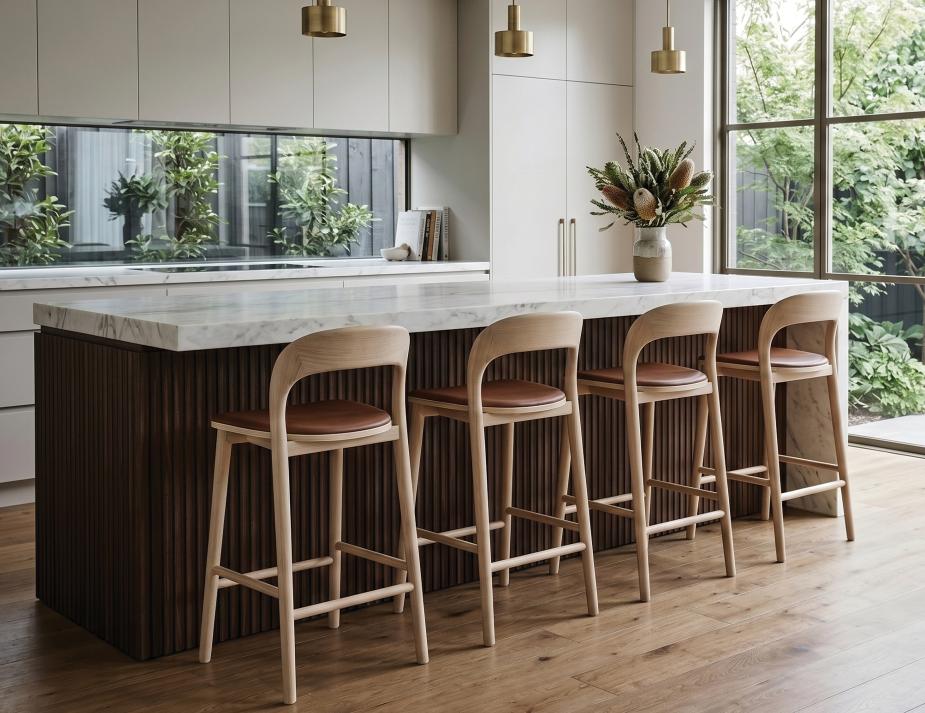 Modern Mia Counter Stool Wooden