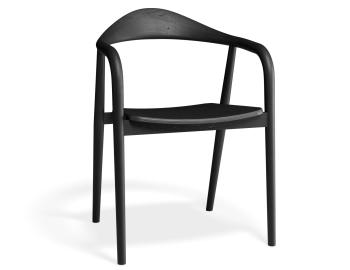Arki Wooden Armchair Black Ash	