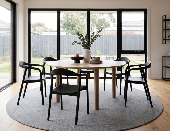 Danish Black Armchair