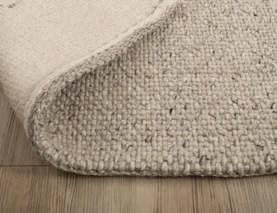 Navajo L Rug_0005_Navajo Linen Corner Flip Cream Beige The Rug Collection